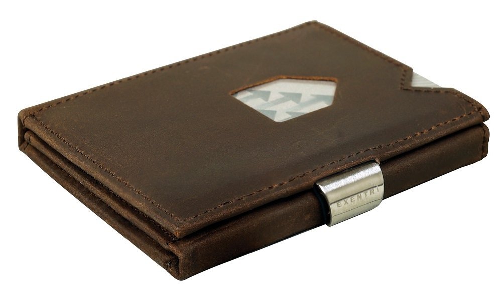Exentri Tarjetero Nubuck Brown EX Nubuk Braun Marrón EX Nubuck Brown