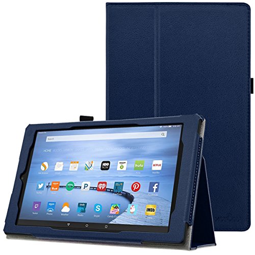 Fire HD 10 2015 5th Gen Case HOTCOOL Slim New PULeather Folio With
