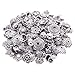 160-210pcs Bali Style Jewelry Making Metal Bead Caps Deluxe New Mix, 100 Gram,Tibetan Silver primary