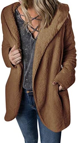 Gorgeous Women Coat KIKOY Winter Warm Outerwear Hoodie Faux Fleece Coat Outwear