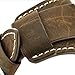 Elobeth for Apple Watch Band, Apple Watch Leather Band, iWatch Band Genuine Leather Band Crazy Horse Bracelet Wrist Watch Band with Adapter for Apple Watch Series 3/Series 2/Series 1 42mm Coffee