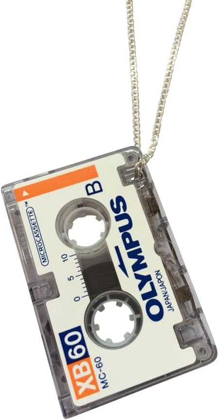 Necklaces Real Mini Cassette Tape