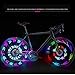 GOWEII 2 Pack Spoke Light Colorful and Bright LED Bicycle Spoke Lights for Bike Wheels Decoration