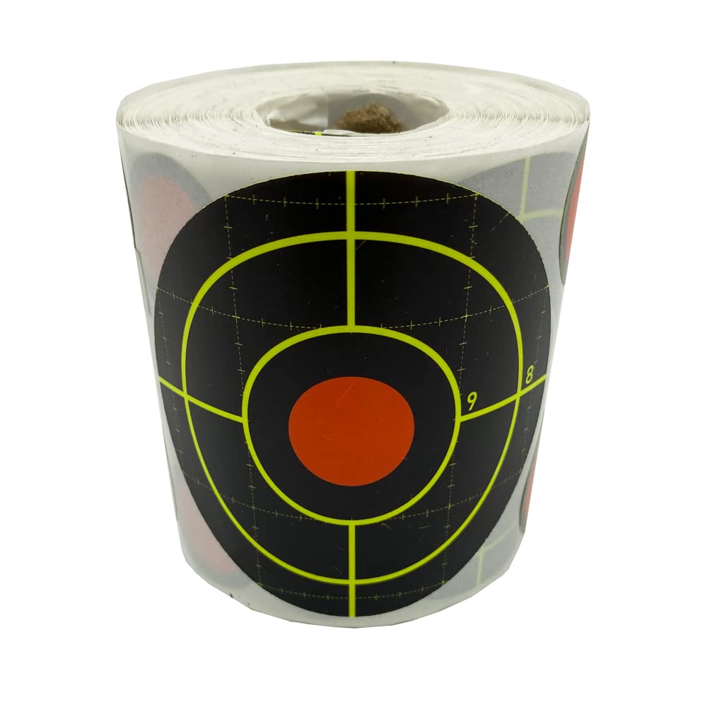 Target House 3'' X 200 Pcs Splatter Target with 500 Cover Up Patch Strong Blooming Shooting Target Sticker