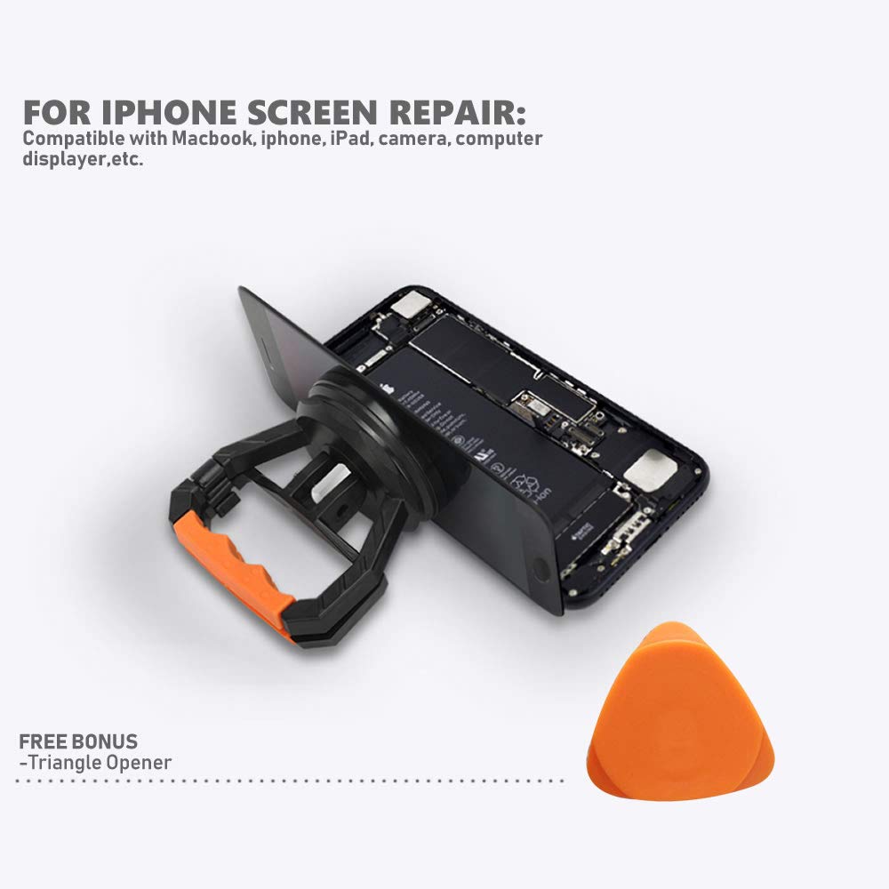 Heavy Duty Suction Cup, TEKPREM 2 Pack Suction Cups Removal Repair Tool Kit for iMac,Laptop,Computer,iPhone, Camera and Other LCD Screens or Glass Replacement