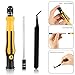 OUTAD 45 in 1 Tool Kit, Mini Portable Precision Screwdriver Bits Hand Tools Kit Set with Tweezers, Extension Shaft for Precise Repair Maintenance