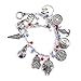 Star Wars 7 ( 11 Themed Charms) Silvertone Metal Charm Bracelet