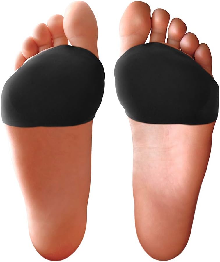 Copper Compression Metatarsal Pads for Women Men Guaranteed Highest Copper Foot Pads Ball of Feet Gel Ball of Foot Cushions Mortons Neuroma Sesamoiditis Metatarsul Incapsulitus Callus (Large/XL): Health & Personal Care
