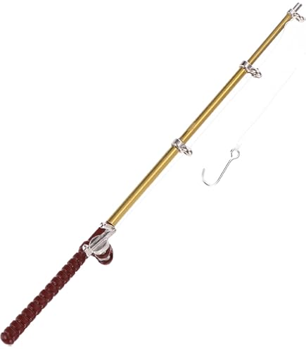 Amazon.com: Dollhouse Miniature 1:12 Scale Fishing ROD #G8137 : Toys & Games