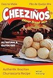 Cheezinos Brazilian Cheese Bread (Pão de Queijo) GLUTEN FREE Mix for Blender (1 Box)