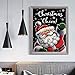 HaiMay 3 Pack DIY 5D Diamond Painting Kits Full Drill Rhinestone Painting Christmas Diamond Pictures for Wall Decoration, Christmas Diamond Painting Canvas 10×12 Inch
