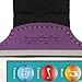 igadgitz U2135 Reflective Anti-Slip Neoprene Sports Gym Jogging Armband Compatible with Apple iPod Nano 7th Generation 16GB - Purple