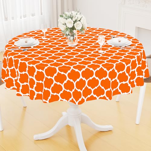 Smiry Round Flannel Tablecloth