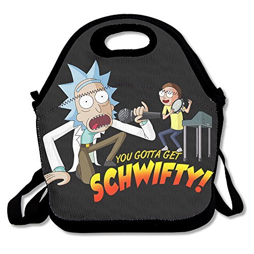 rick and morty lunch bag