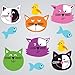GelGems Cute Cats Large Bag Gel Clings