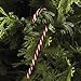 Candy Cane Hanging Ornaments 7 Inches 12Pc Red White Christmas Ornament