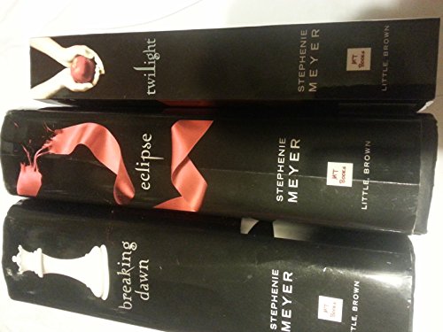 Set of 3- Eclipse, Twilight, Breaking Dawn book set-one softcover with 2 Hardcovers.