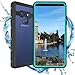 Shellbox for Galaxy Note 9 Waterproof Case, Shockproof Snowproof Cover IP68 Underwater Full Body Protection Crystal Clear Built-in Screen Protector Case for Note 9