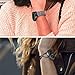 Supoix Compatible for Samsung Galaxy Watch 7/6/5/4 40mm 44mm/Galaxy Watch FE 2024/Galaxy 3 41mm/Galaxy Watch 42mm Band, 2 Pack 20mm Women Jewelry Bling Replacement Strap Compatible for Active 2 Watch Band (Black)