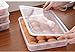 Zondam Eggs Dispenser Covered Egg Holder for 2 Dozen 24 Eggs