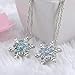 Comelyjewel Stockton Women Necklace Creative Hexagonal Snowflake Shape Crystal Necklace Pendant Women Clavicle Chain Jewelry Accessories