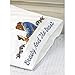 M C G Textiles Disney Dreams Stamped Pillowcase, 20 by 30-Inch, Beauty and The Beast Falling in Love, 2-Pack
