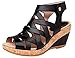 Dansko Womens Cecily Black Full Grain Wedge - 38