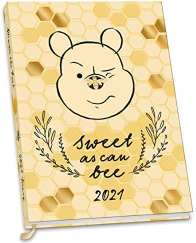 Official Winnie The Pooh Bee 2021 Diary - A5 Diary