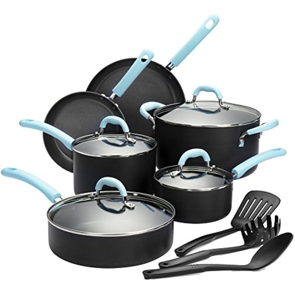 Super Cookware Sets Value HardAnodized Aluminum Set, Double Nonstick