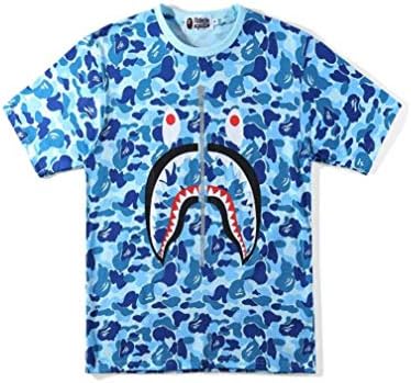 Wupi Fashion Bape Casual Crewneck Camo Short Sleeve T-Shirt for Men/Women