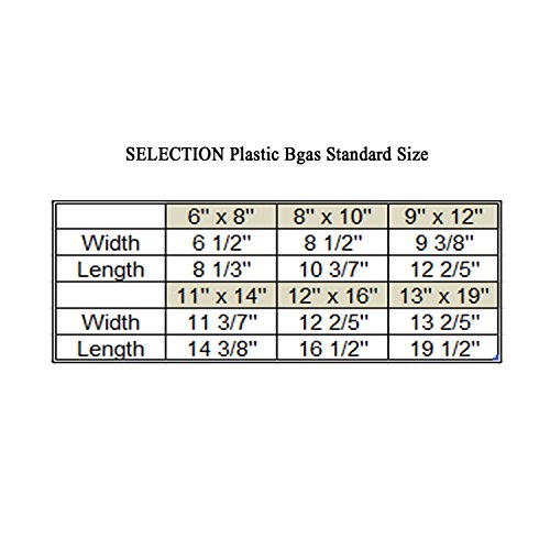 SELECTION 9 inch x 12 inch Crystal Self Sealed Protective Storage Bags for Artwork, Print, Photograph, Document (Pack of 25) - Thumbnail 3