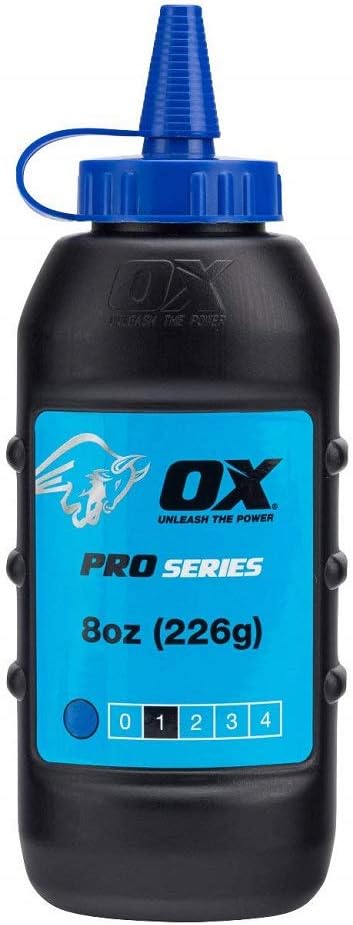 OX Tools OX Pro Chalk Refill 226g Blue