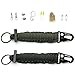 GECKO EQUIPMENT Premium 550 Mil-Spec Paracord Keychain Survival Kit