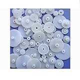58PCS Small Gears Set Plastic Gears Module 0.5 for
