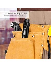 Pluma del comprobador eléctrico, detector de voltaje sin contacto LOMVUM, detector de voltaje dual CA 12V-1000V con linterna LED, modo de alarma y sensibilidad ajustable de cable nulo en vivo