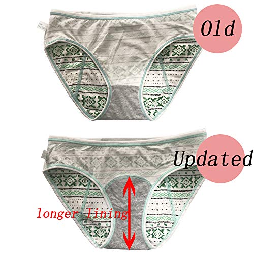 image for Tansan 3 Pack Teens Cotton Menstrual Protective Underwear Girls Leak P