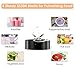 CHULUX Stainless Steel Smoothie Blender Machine with Sharp Blade Assemby,2 Bottles with Floded Spout Lids for Protein Shake and Juice