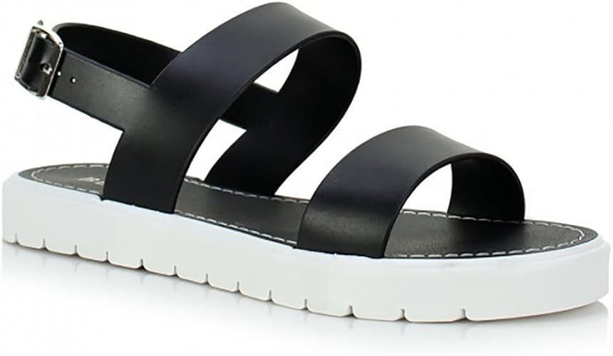 ladies black flatforms