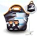 Nordic by Nature Extra Big Insulated Large Neoprene Lunch Bag Set: Tote+Bottle Cooler+2 Can Insulators | 13,5
