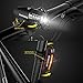 KERNOWO Bike Light, USB Rechargeable Bike Light Set- Premium Bicycle Front Light & LED Bicycle Tail Light Set - Waterproof Bicycle Light Accessories Set for Road & Mountain Cycling