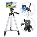 50 Inch Phone Tripod, Aluminum Camera Tripod for iPhone with Universal Tripod Phone Mount, Carrying Bag Included