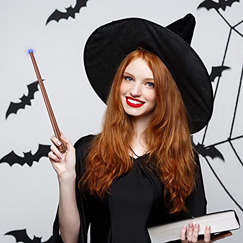 Skylety 6 Pieces LightUp Wand Magic Light and Sound Toy Pretend Play Witch and Wizard Wands, 14