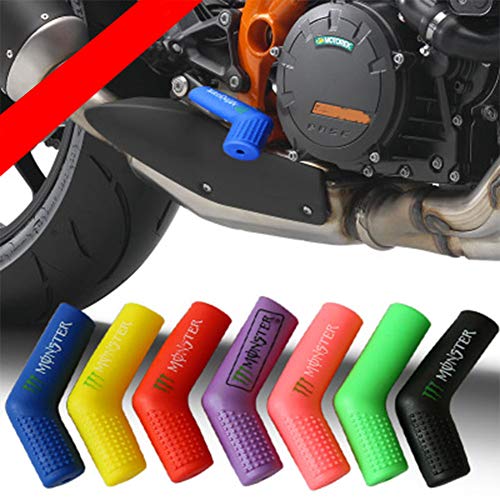 PinShang Motocycle Gear Shift Lever Cover Silicone Gear Shifter Sock Boot Shoe Protector Shift Cover for Motorcycle Dirt bike Random Color