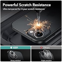 ESR 2 Pack Camera Lens Protector for iPhone 15/15