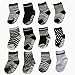 Baby Socks,CIEHER 12 Pairs Baby Socks with Grips,Toddler Socks with Grips, Toddler Socks Boys,Baby Socks,Cotton Socks