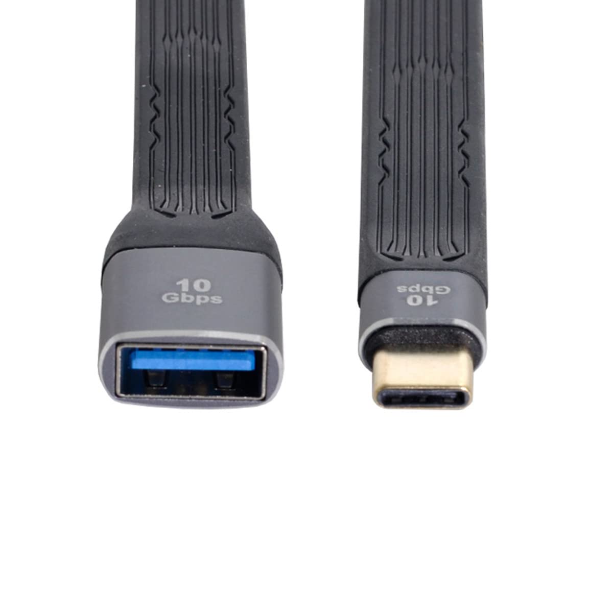 Cablecc USB 3.1 Type C Male Host to USB3.0 Type A Female OTG Flat Slim FPC Data Cable for Laptop & Phone — image 1