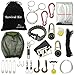 Leknes Survival Kit Outdoor Emergency Survive Tool Pack for Camping Hiking Hunting Biking Climbing Traveling