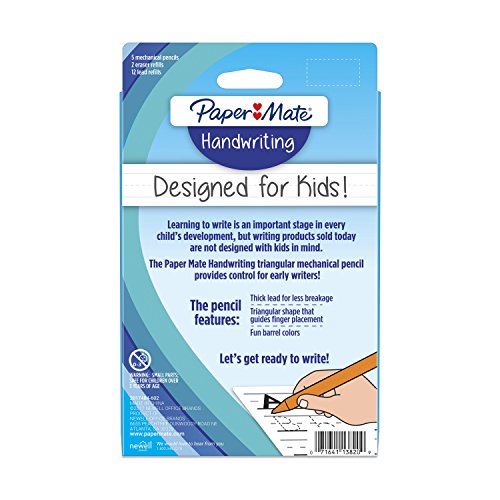 Paper Mate Handwriting Triangular Mechanical Pencil Set with Lead