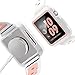 EloBeth for Apple Watch Band 42mm with Case, Soft Silicone Sport Strap iWatch Band with Shock Resistant Protective Case for Apple Watch Band Series 3/2/1 Nike+ Sport Edition(42mm White/Pink)