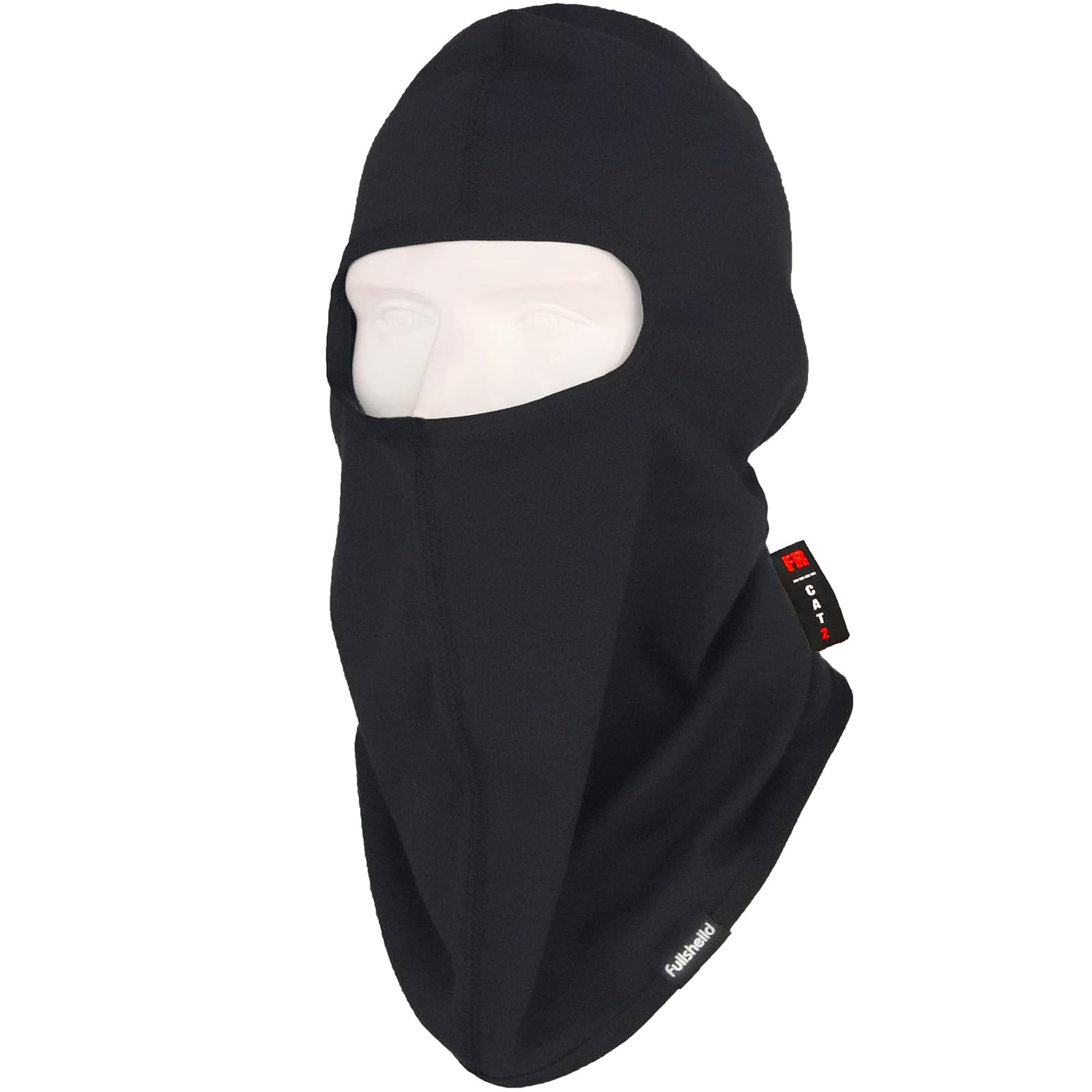 Red Phoenix FR Black Balaclava – 7oz Cotton, Chef Grade, Unisex One Size